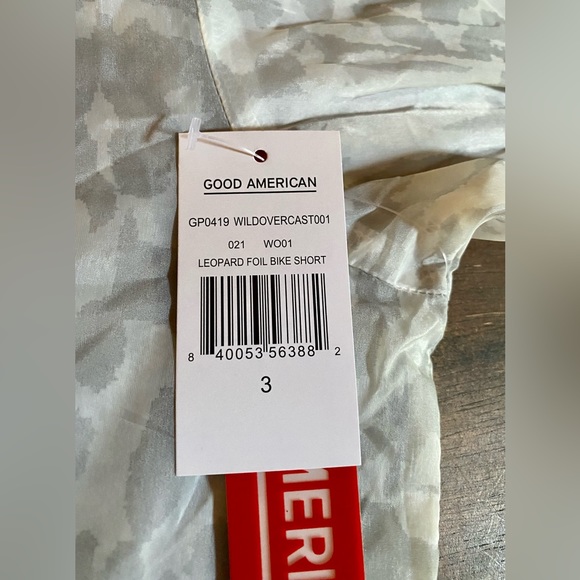 ✨GOOD AMERICAN Icy Leopard Print Windbreaker Jacket✨ NWT - Picture 9 of 16